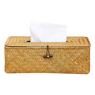(y) Caixa De Lenços Retangular De Rattan, Capa, Papel Toalha (y) Caixa De Lenços Retangular De Rattan, Capa, Papel Toalha