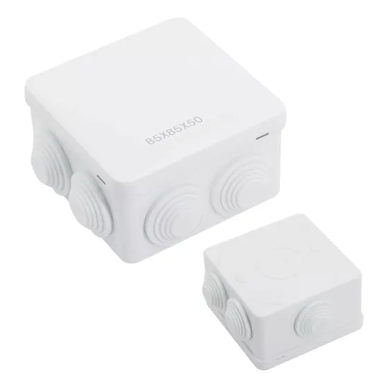 Caja De Paso Pvc 85x85x50mm Intemperie
