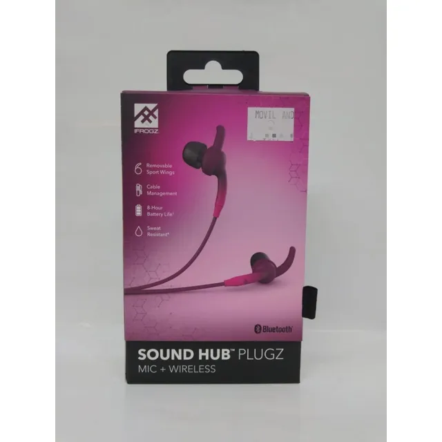 Audifonos Bluetooth Ifrogz Plugz Morados
