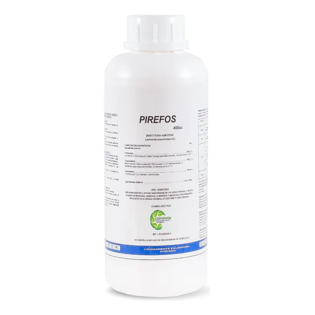 Pirefos 400sc Insecticida Agrícola X 1 Litro