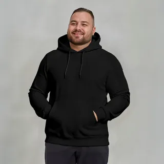 Moletom Canguru Com Capuz Plus Size Masculino Flanelado Liso Moletom Canguru Com Capuz Plus Size Masculino Flanelado Liso