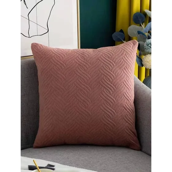 Pack 2 Funda De Cojin Decorativa Acolchada 45x45 Colores