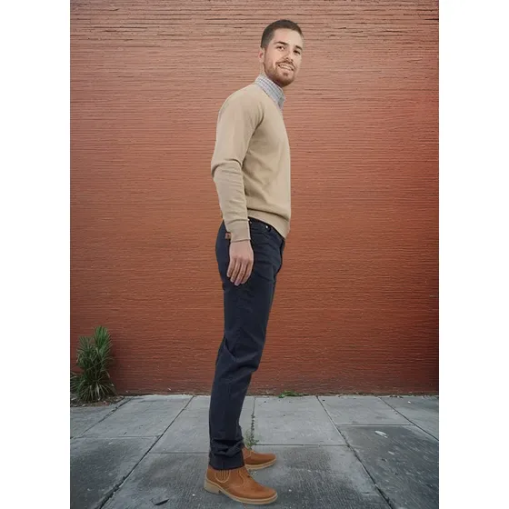 Pantalon 5 Bolsillos Corte Jean Raidistas -agrolact