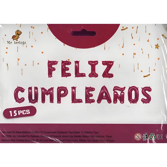 Feliz Cumpleaños, Letrero Globo Inflable Metalico, Fiesta