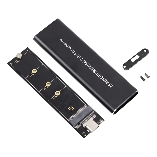 Case Disco M.2  Sata (ngff) & Nvme (pcie) Dual 2 En 1 Usb C