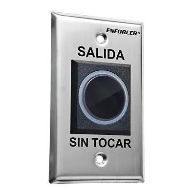 Enforcer Secolarm Botón Sin Contacto Iluminado Normalmente A