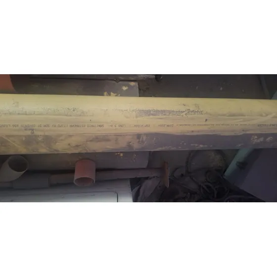 Tubo Pvc Aguas Negras Uniteca 8  X 3 M - Pack 1 Unidad