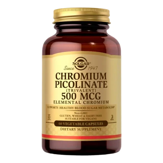 Chromium Picolinate 500mg 60 Cap