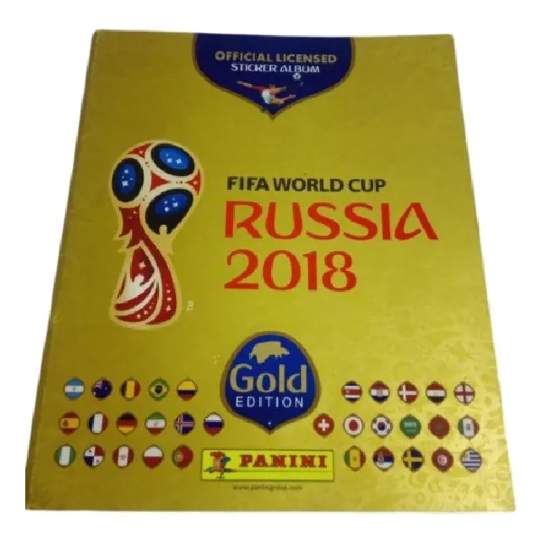 Álbum Panini Gold Edition Rusia 2018 - Completo Impreso