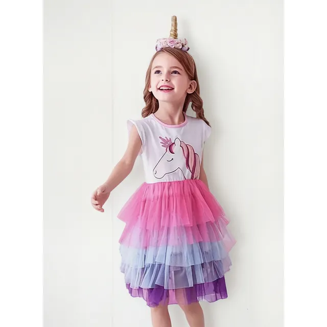 Vestido De Niña, Vestido Unicornio, Vestido Tutu