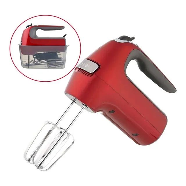 Batidora De Mano Oster Fpsthm360r 320w 7 Velocidades Turbo