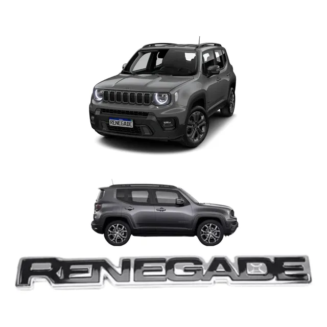 Emblema Jeep Renegade Lateral Original 52005058 Porta