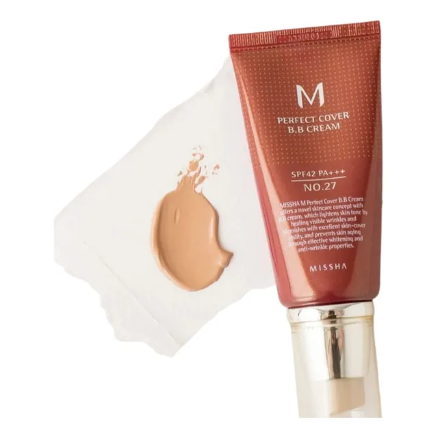 Bb Cream M Perfect Cover Coreano Con Protector Solar Tonos