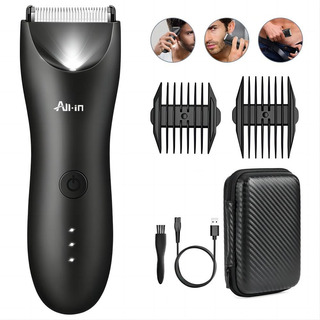 All-in B-0756bk Rasuradora Eléctrica Barba Zona Íntima Maquina Para Cortar Cabello Pelo Afeitadora Corporal Impermeable Recargable Inalámbrico Color Negro All-in B-0756bk Rasuradora Eléctrica Barba Zona Íntima Maquina Para Cortar Cabello Pelo Afeitadora Corporal Impermeable Recargable Inalámbrico Color Negro