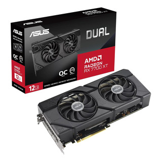Placa Gráfica Asus Dual Radeon Rx 7700 Xt O12g Gddr6x 12gb Placa Gráfica Asus Dual Radeon Rx 7700 Xt O12g Gddr6x 12gb