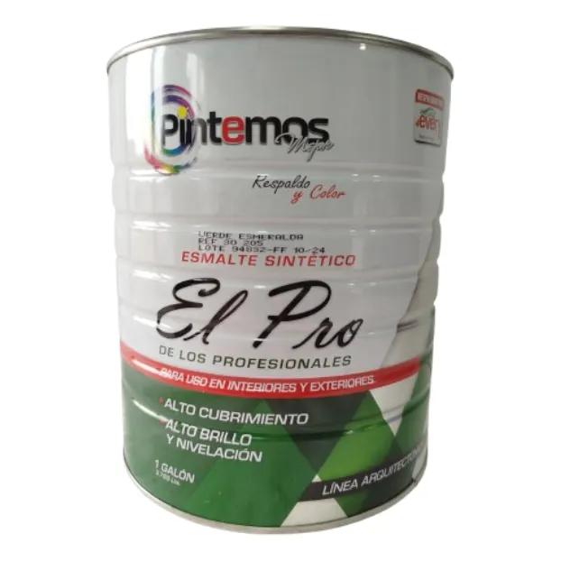 Pintura Esmalte Blanco Caja 4 Galones Every