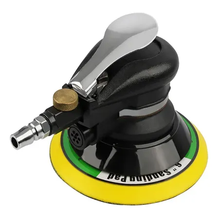 Lixadeira Pneumática Orbital 6 Pol Aspiração Hookit Rokite