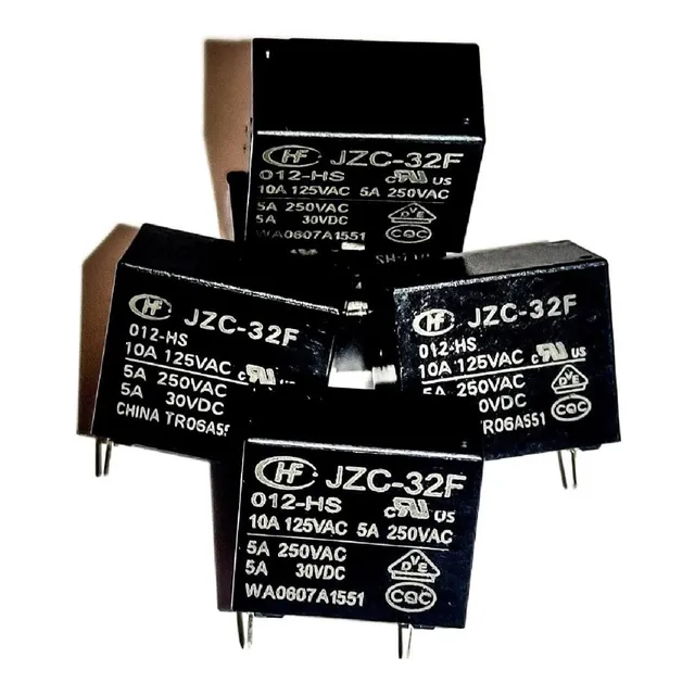 Paquete 5 Piezas Relay Jzc-32f-012-hs 10a 125vac