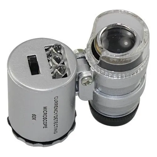 Microscopio 60x Lentes De Aumento Con Luz Led -laboratorios