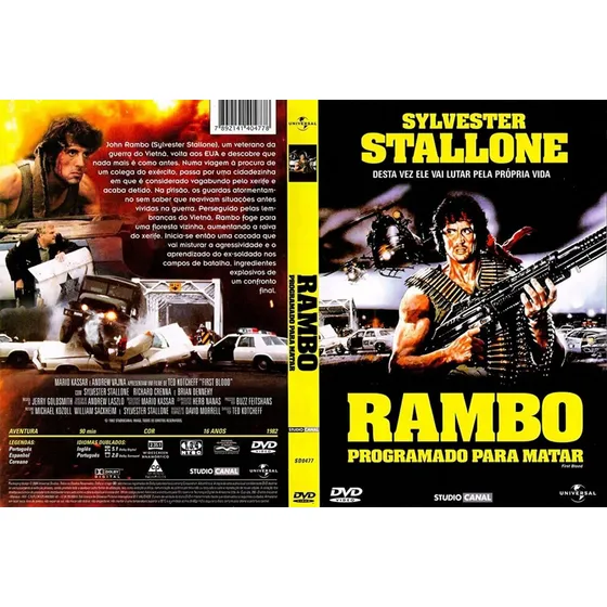Colecao Rambo 1 2 3 4 Dvd Original Lacrado