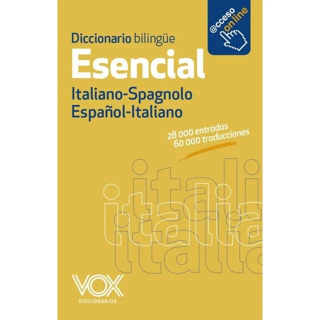 Libro Diccionario Esencial Espaã±ol-italiano / Italiano-s...