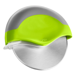 U Chef Cortador De Pizza De Acero Inoxidable Con Proteccion U Chef Cortador De Pizza De Acero Inoxidable Con Proteccion