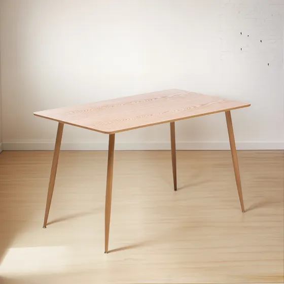 Mesa De Comedor Rectangular Mdf 130x80 Café