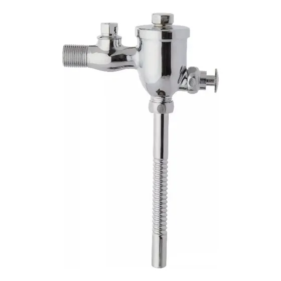 Fluxometro Urinario De Pared Metalico Cromado 1/2
