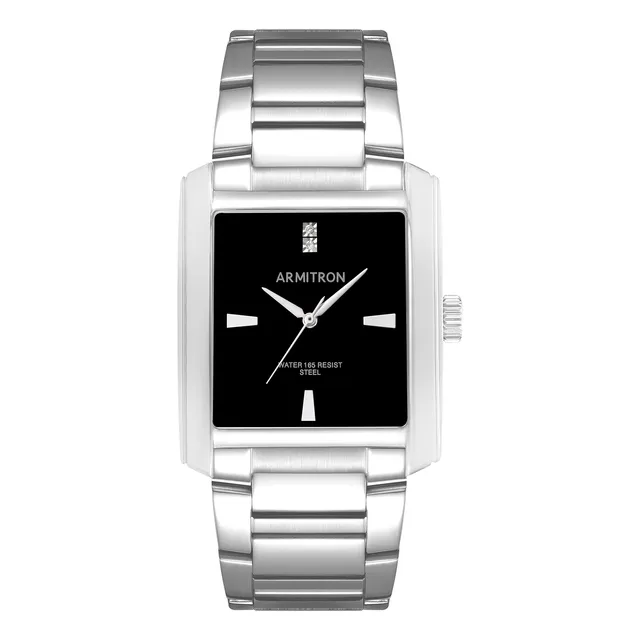 Brazalete De Cristal Real De Los Hombres De Armitron F95ll