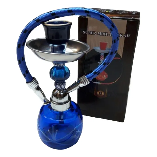 Pipa De Agua Mini Narguila Shisha Hookah Cazoleta 1 Manguera Verde