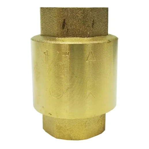 Valvula Check Vertical De Bronce 1/2 