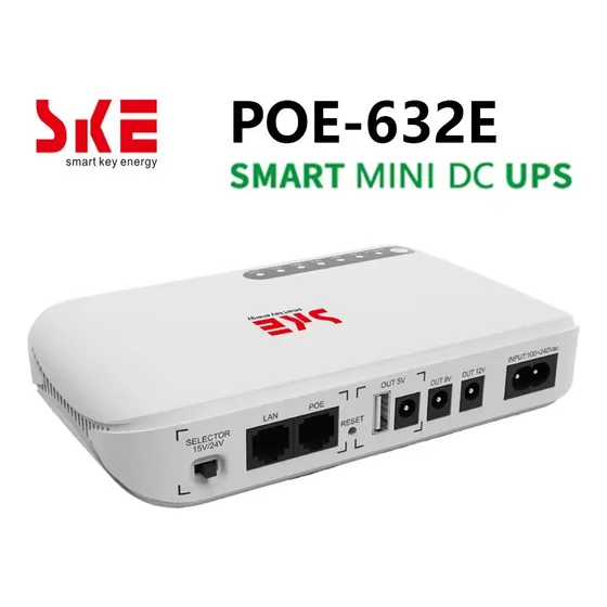 Mini Ups Ske Poe-431p 10.000mah Router Punto Fibra Modem