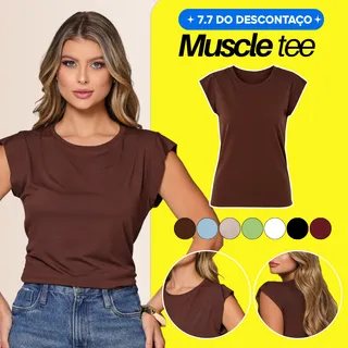 Blusa Feminino BĂĄsica Muscle Tee Viscolycra Veste 36 Ao 48 Blusa Feminino BĂĄsica Muscle Tee Viscolycra Veste 36 Ao 48