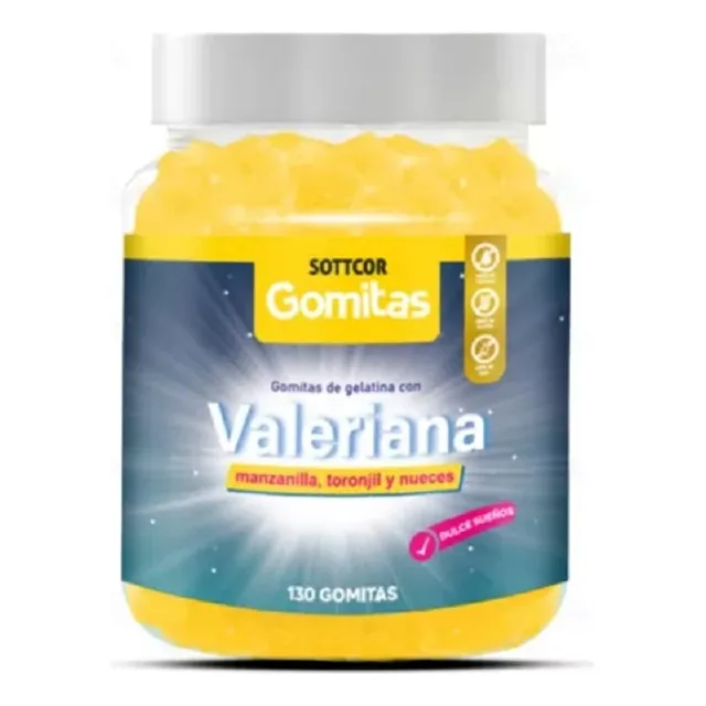 Valeriana Para Adultos 130 Gomitas Sottcor Labs