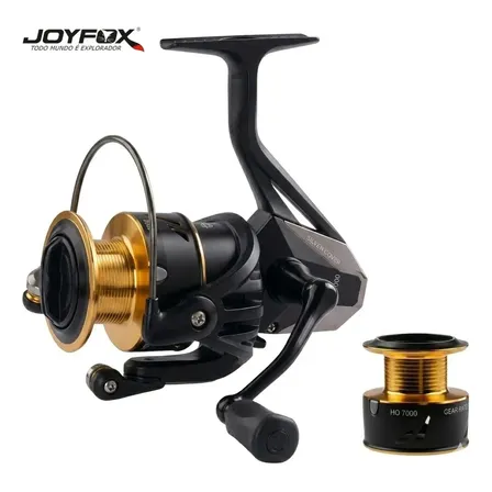 Joyfox Molinete De Pesca Ho7000 Profissional 5.5:1 Drag 10kg Carretel Alumínio Cnc Corpo Pa66 Resistente Rio Mar Arremes