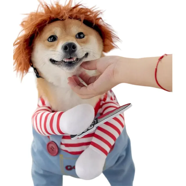 Disfraz Gato Gorro Para Gato Chucky Disfraz Perro Grande Nav
