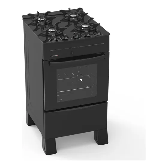 Cocina A Supergas Futura Massima Color Negro