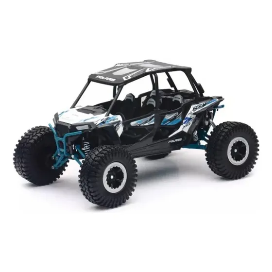 1/18 Polaris Rzr Turbo Eps 4 Plazas New Ray Color Azul