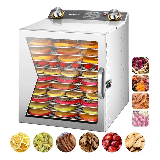 Deshidratador De Alimentos Eléctrico 12 Bandejas