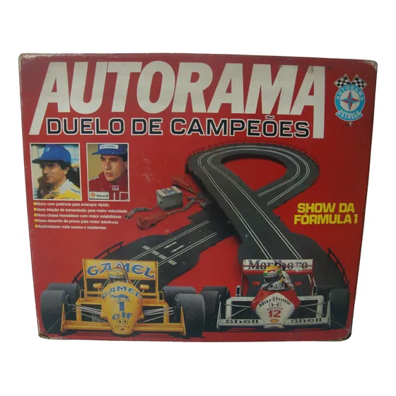 Autorama Piquet Senna, Estrela Anos 80 Completo, F69