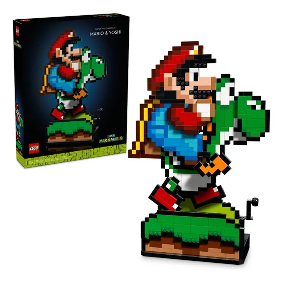LEGO® Super Mario™ Super Mario World™: Mario y Yoshi Set Nintendo® coleccionable para adultos 71438