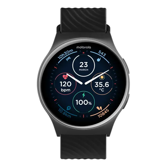 Aya Motorola Smartwatch 120-phantom Preto Phantom Preto Phantom Black Preto