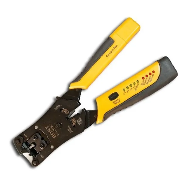 Alicate Crimping Metal Para Rj11 Y Rj45 Hy-376c Hony