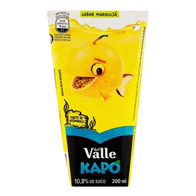 Del Valle Kapo Maracujá 200ml Com 12 Unidades