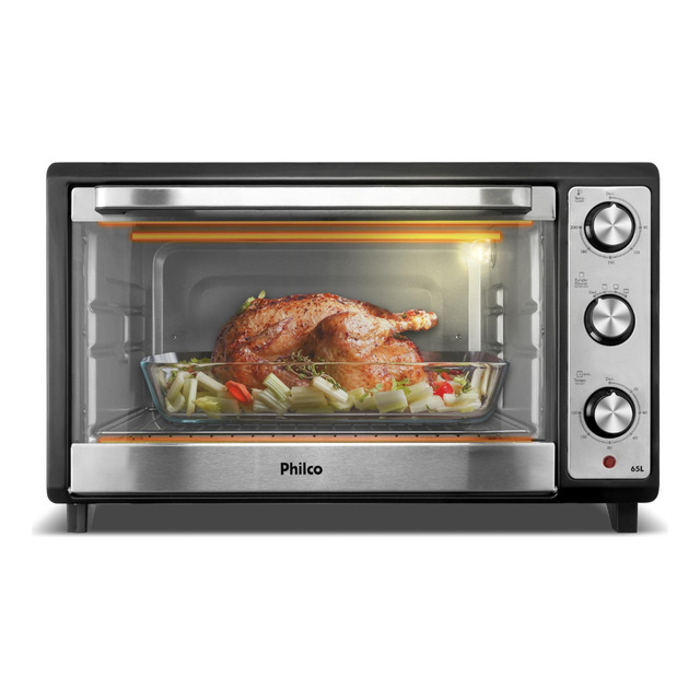 Forno Elétrico 65l Philco Dupla Resistência Pfe65 Forno Elétrico 65l Philco Dupla Resistência Pfe65