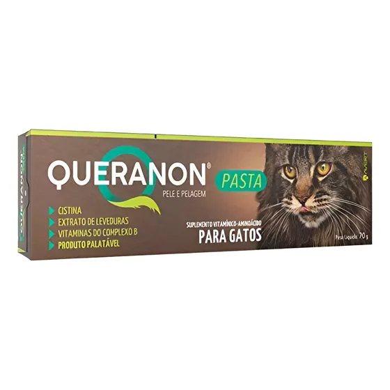 Queranon Pasta Avert Suplemento Alimentar Gatos 70g Original