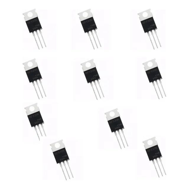 10 Pzas Irf530n Transistor Mosfet Canal N 100v 14a To-220-3
