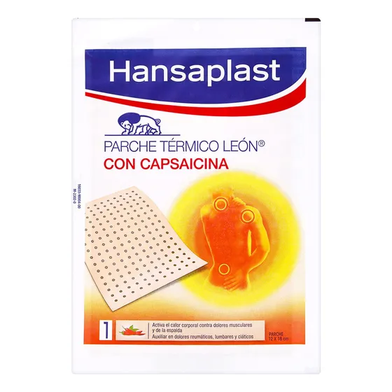 Parche Termico Leon Hansaplast Con Capsaicina 1 Parche