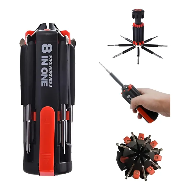 Destornillador Multi Portátil 8 En 1
