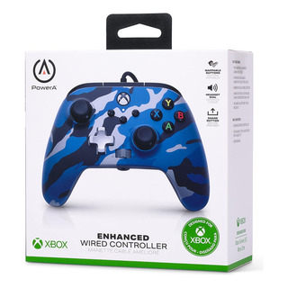 Control Alambrico Power A Para Xbox Series X/s/one Camu Azul Control Alambrico Power A Para Xbox Series X/s/one Camu Azul